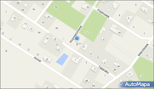 Baszkówka, Tataraku, 12, mapa Baszkówka