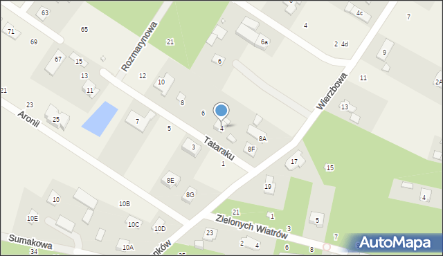 Baszkówka, Tataraku, 4, mapa Baszkówka