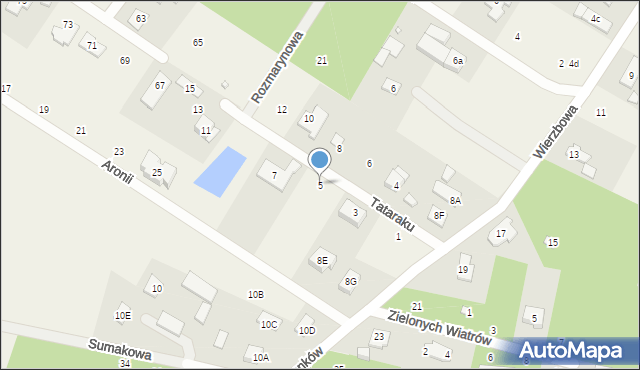 Baszkówka, Tataraku, 5, mapa Baszkówka