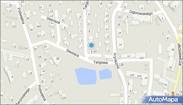 Bielsk Podlaski, Targowa, 2, mapa Bielsk Podlaski