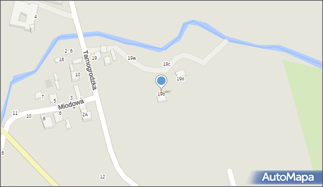 Biłgoraj, Tarnogrodzka, 19b, mapa Biłgoraj