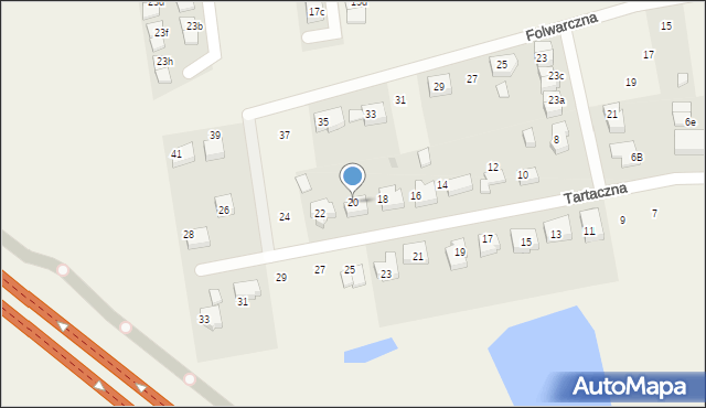 Bojano, Tartaczna, 20, mapa Bojano