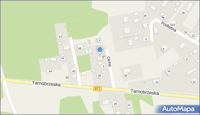 Bojanów, Tarnobrzeska, 60, mapa Bojanów