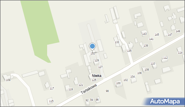 Borowianka, Tartakowa, 131, mapa Borowianka