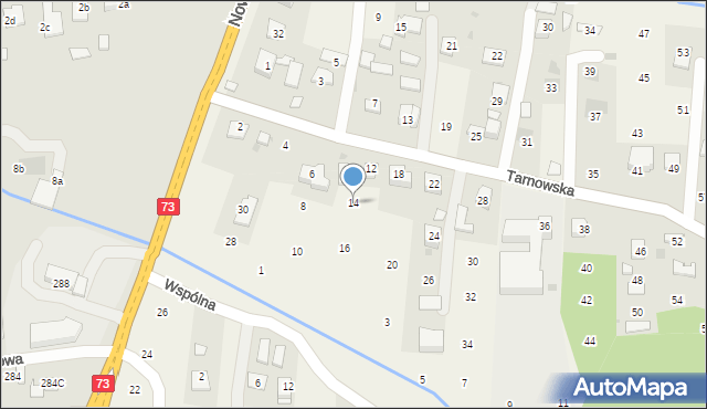Brzozówka, Tarnowska, 14, mapa Brzozówka