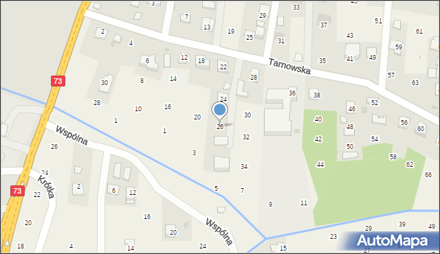 Brzozówka, Tarnowska, 26, mapa Brzozówka