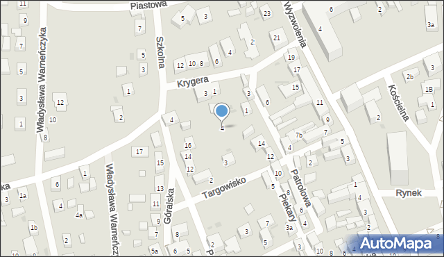 Bydgoszcz, Targowisko, 4, mapa Bydgoszczy