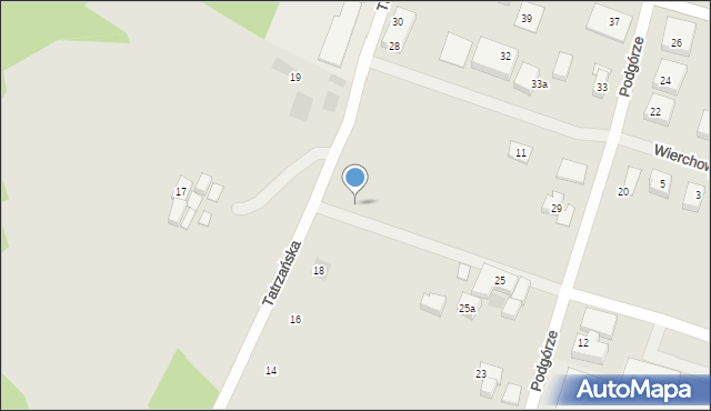 Bydgoszcz, Tatrzańska, 22, mapa Bydgoszczy