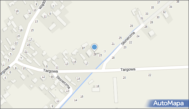 Chmielów, Targowa, 19, mapa Chmielów