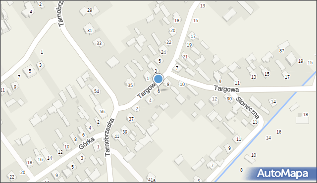 Chmielów, Targowa, 6, mapa Chmielów