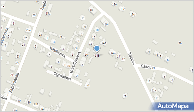 Chocz, Taczanowskiego Edmunda, gen., 14B, mapa Chocz