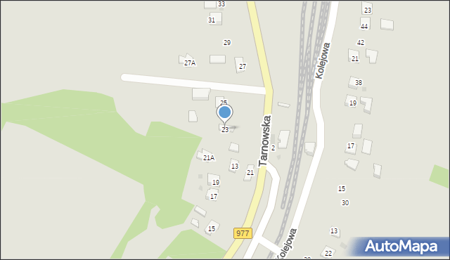 Ciężkowice, Tarnowska, 23, mapa Ciężkowice