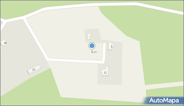 Czapielsk, Tamaryszkowa, 7, mapa Czapielsk