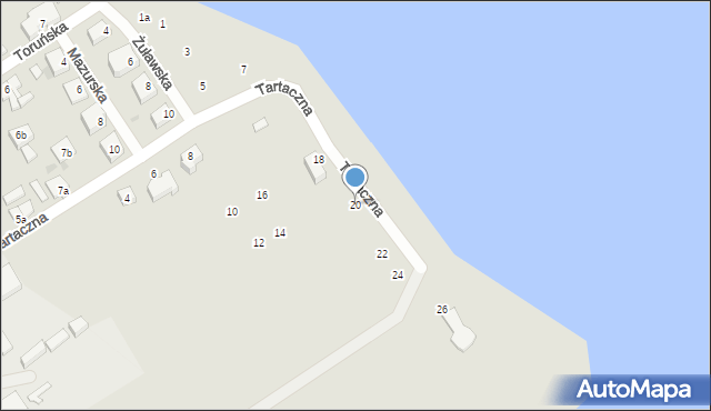 Czaplinek, Tartaczna, 20, mapa Czaplinek