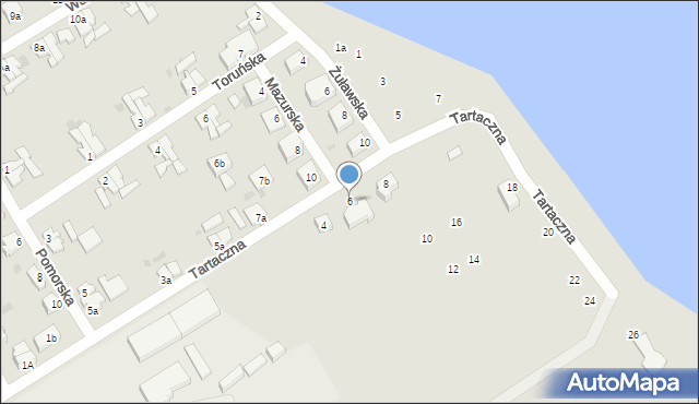 Czaplinek, Tartaczna, 6, mapa Czaplinek