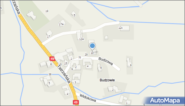 Czarna Góra, Tatrzańska, 27, mapa Czarna Góra