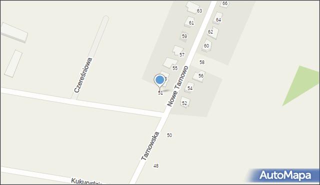 Czempiń, Tarnowska, 51, mapa Czempiń