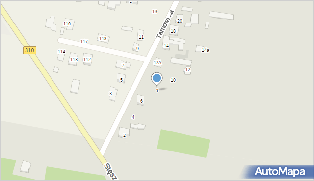 Czempiń, Tarnowska, 8, mapa Czempiń