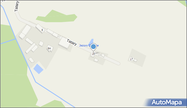 Czersk, Tatary, 10, mapa Czersk