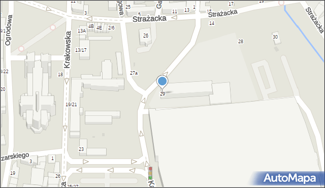 Częstochowa, Targowa, 29, mapa Częstochowy