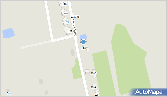 Częstochowa, Tatrzańska, 130, mapa Częstochowy