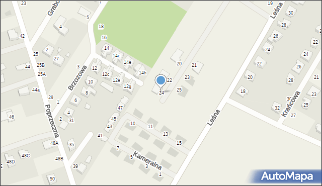 Dąbrowa, Tarninowa, 24, mapa Dąbrowa