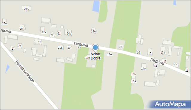 Dobre, Targowa, 18, mapa Dobre