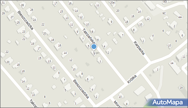 Drawsko Pomorskie, Tatrzańska, 3, mapa Drawsko Pomorskie