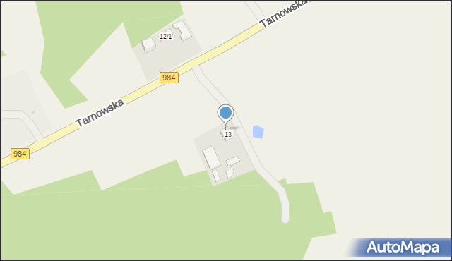 Dulcza Wielka, Tarnowska, 13/2, mapa Dulcza Wielka