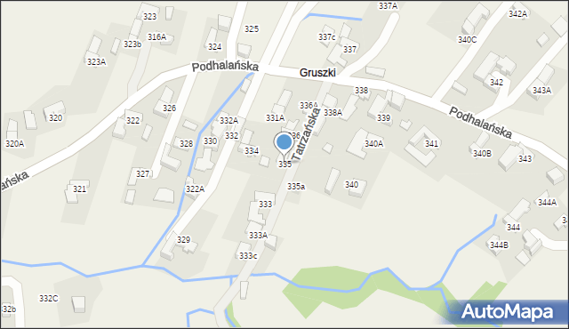 Dzianisz, Tatrzańska, 6, mapa Dzianisz