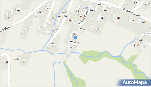 Dzianisz, Tatrzańska, 7, mapa Dzianisz