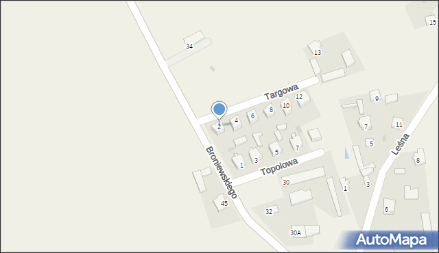 Dzierzgowo, Targowa, 2, mapa Dzierzgowo