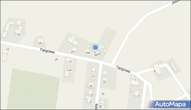 Frelichów, Targowa, 14, mapa Frelichów