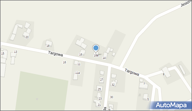 Frelichów, Targowa, 14a, mapa Frelichów