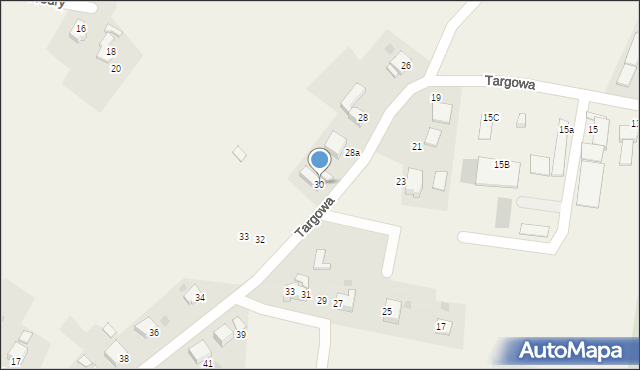Frelichów, Targowa, 30, mapa Frelichów
