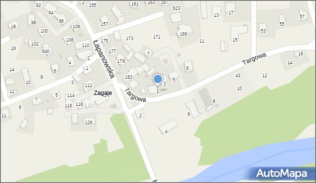 Gdów, Targowa, 1, mapa Gdów