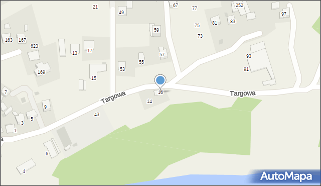 Gdów, Targowa, 16, mapa Gdów