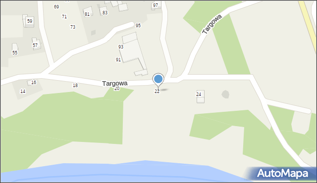 Gdów, Targowa, 22, mapa Gdów