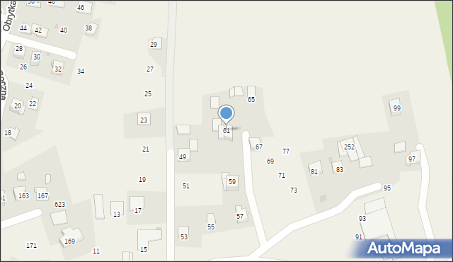 Gdów, Targowa, 61, mapa Gdów