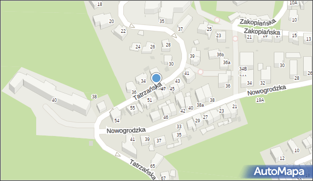 Gdynia, Tatrzańska, 49, mapa Gdyni