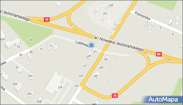 Gliwice, Tarnogórska, 151, mapa Gliwic