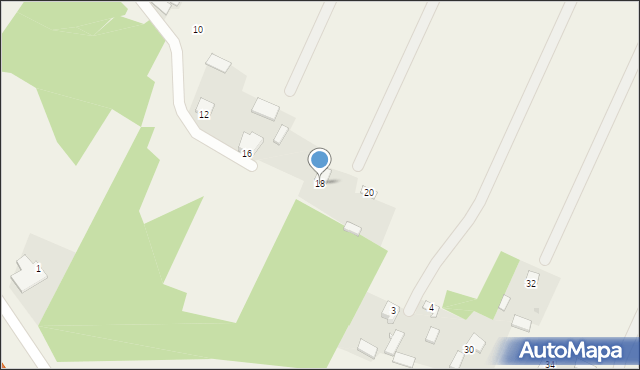 Górzno, Taneczna, 18, mapa Górzno