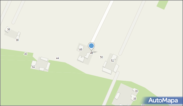 Górzno, Taneczna, 48, mapa Górzno