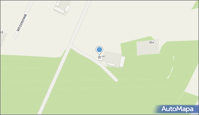 Górzno, Taneczna, 82, mapa Górzno