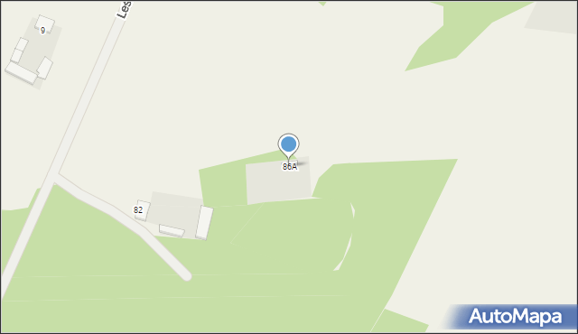 Górzno, Taneczna, 86A, mapa Górzno