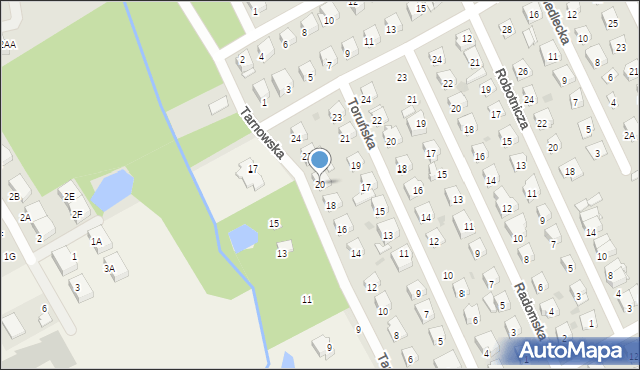 Grodzisk Mazowiecki, Tarnowska, 20, mapa Grodzisk Mazowiecki