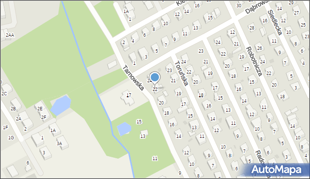 Grodzisk Mazowiecki, Tarnowska, 22, mapa Grodzisk Mazowiecki