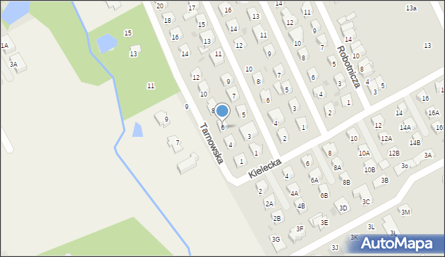 Grodzisk Mazowiecki, Tarnowska, 6, mapa Grodzisk Mazowiecki