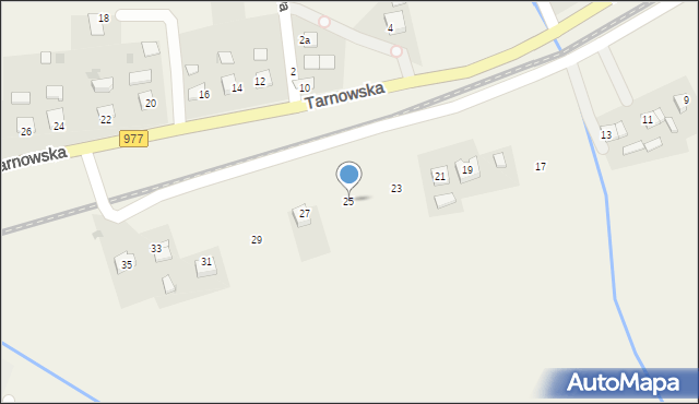 Gromnik, Tarnowska, 25, mapa Gromnik