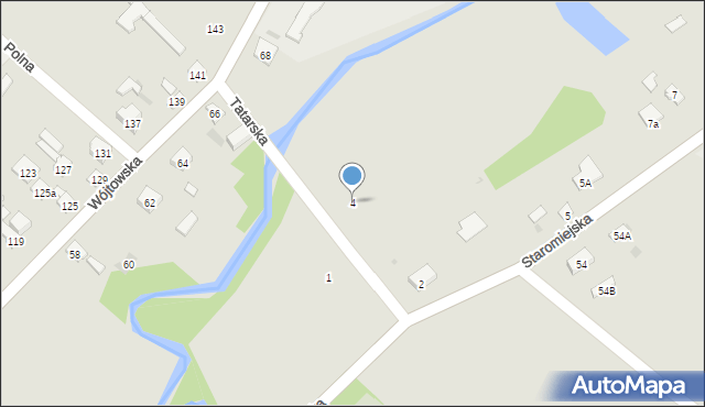 Iłża, Tatarska, 4, mapa Iłża